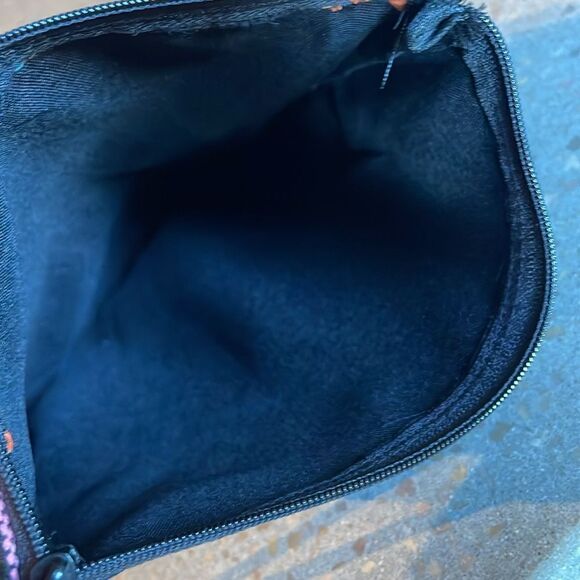 Bohemian Multicolored Striped Knit Lightweight Mini Crossbody Bag - Picture 7 of 12